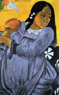 Paul Gauguin Woman with Mango